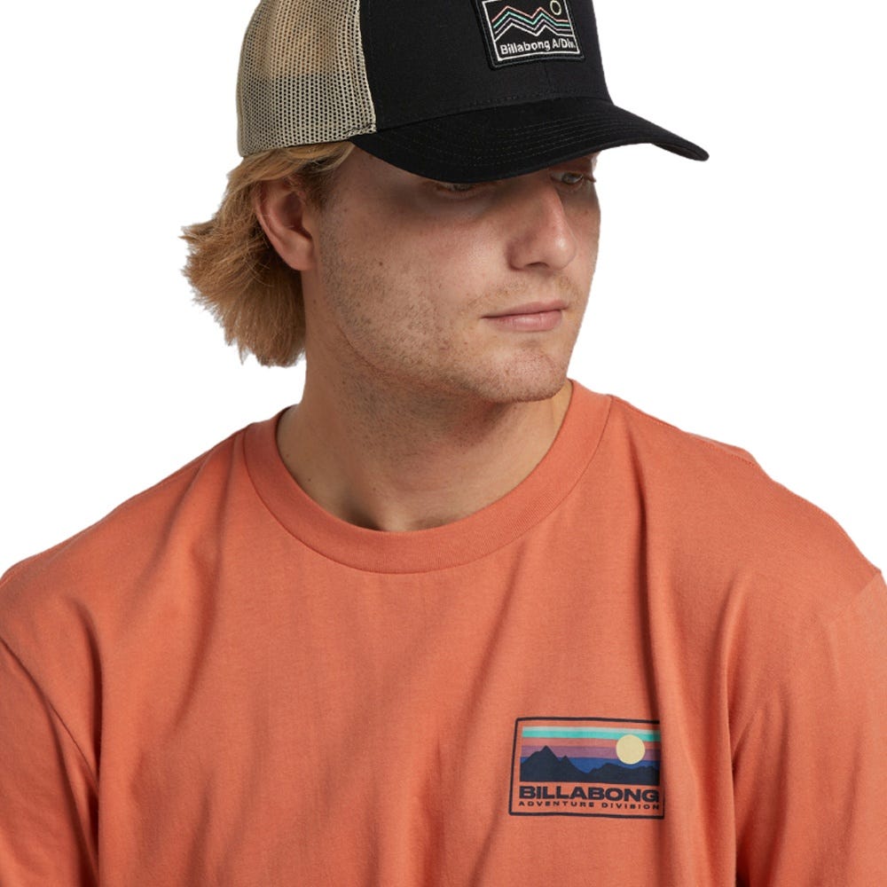 Billabong Mens A/Div Walled Trucker Hat In Black