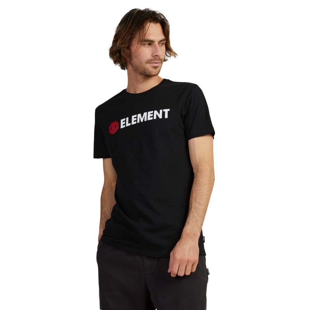 Element Mens Blazin' Short Sleeve T-Shirt In Flint Black
