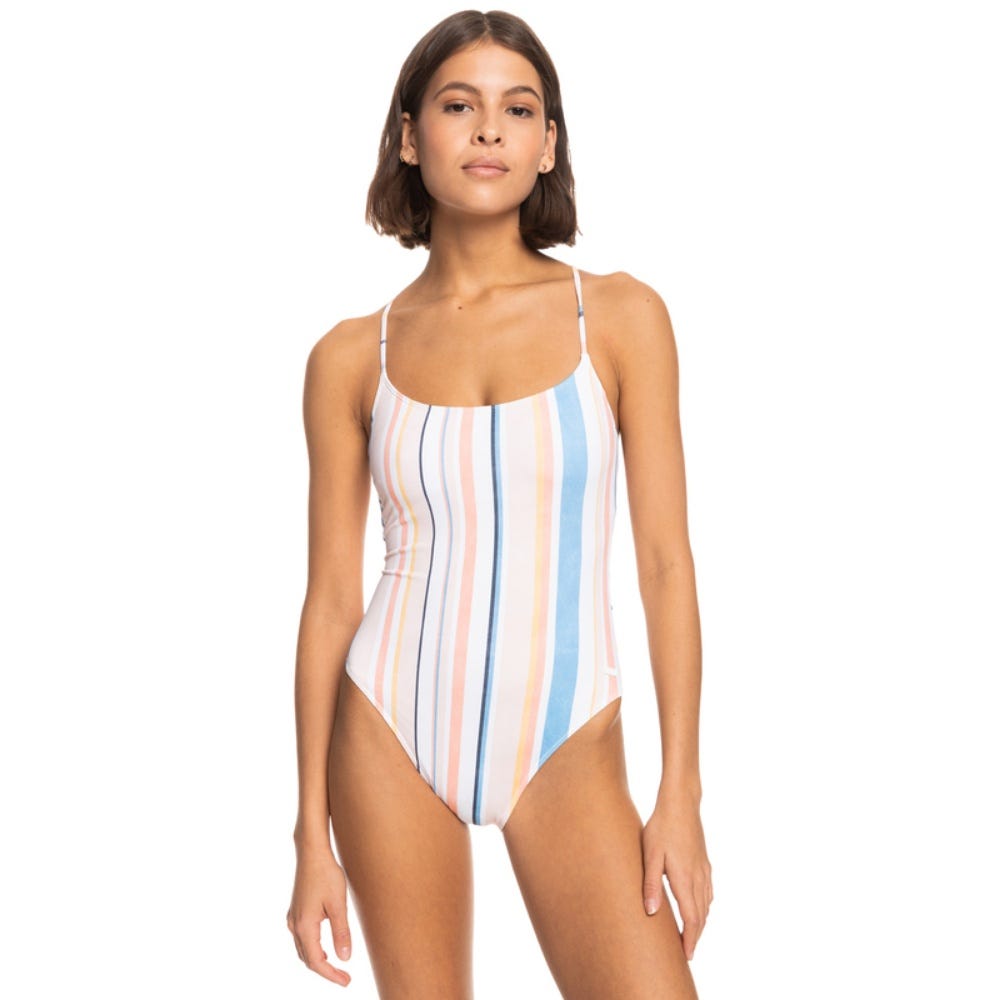 Roxy Womens Printed Beach Classics One-Piece Swimsuit