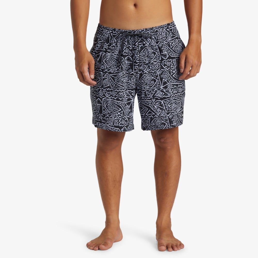 Quiksilver Surfsilk Mix Volley 17" Elastic Waist Shorts - Men
