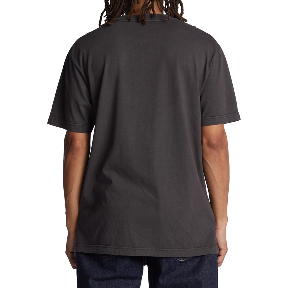 DC Shoes Mens Upper Class T-Shirt In Black Enzyme Wash