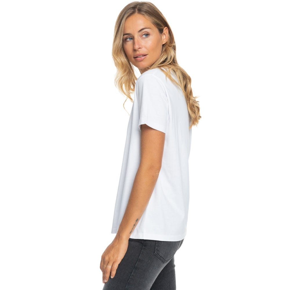 Roxy Womens Ocean Road T-Shirt In White