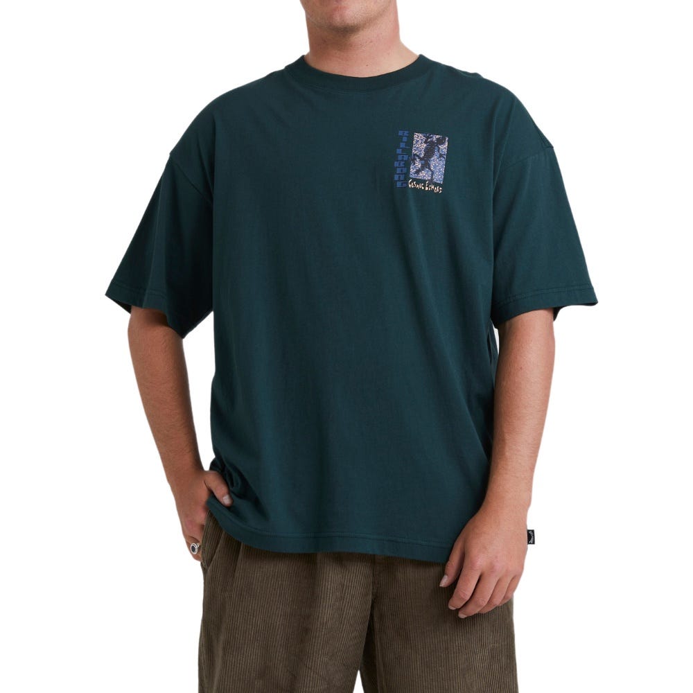Billabong Mens Sketchy Gec T-Shirt In Dark Forest