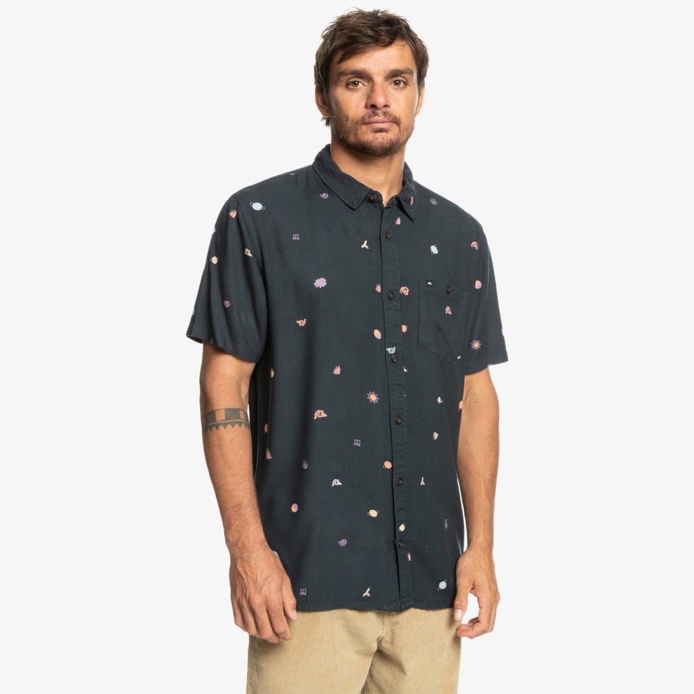 Quiksilver Mens Minimark Short Sleeve Shirt