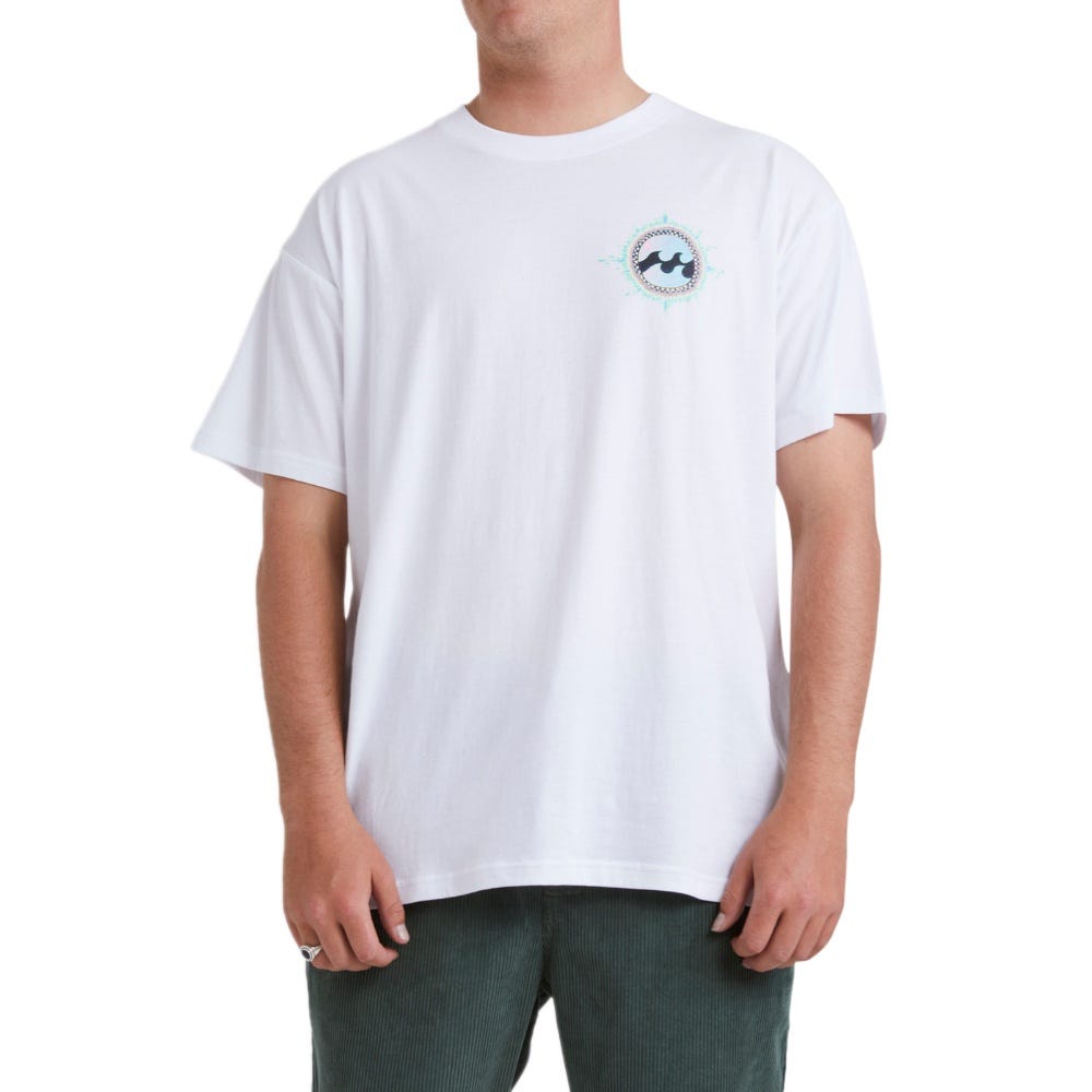 Billabong Mens Flame T-Shirt In White