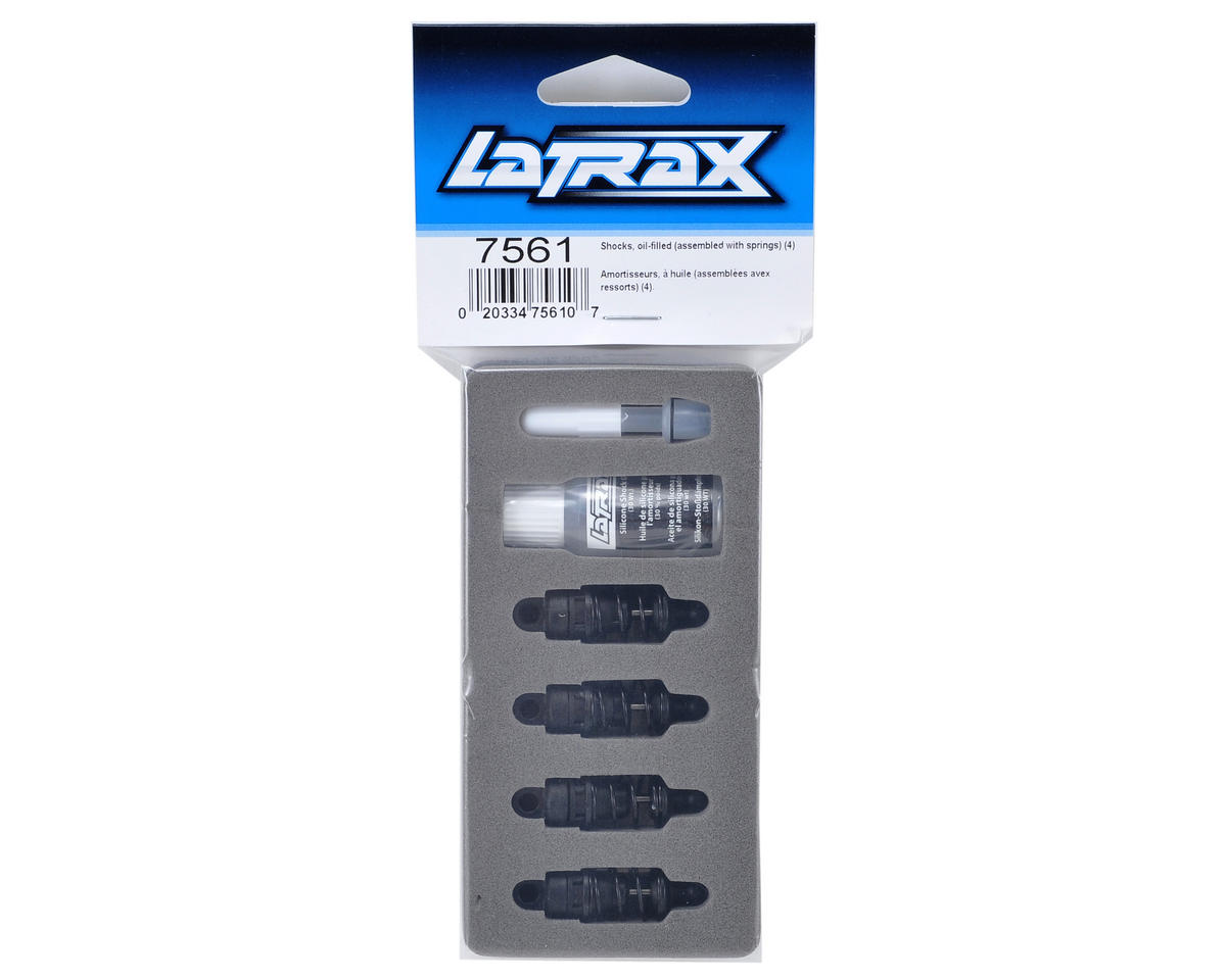 Traxxas LaTrax Oil-Filled Shock Set w/Springs (4)