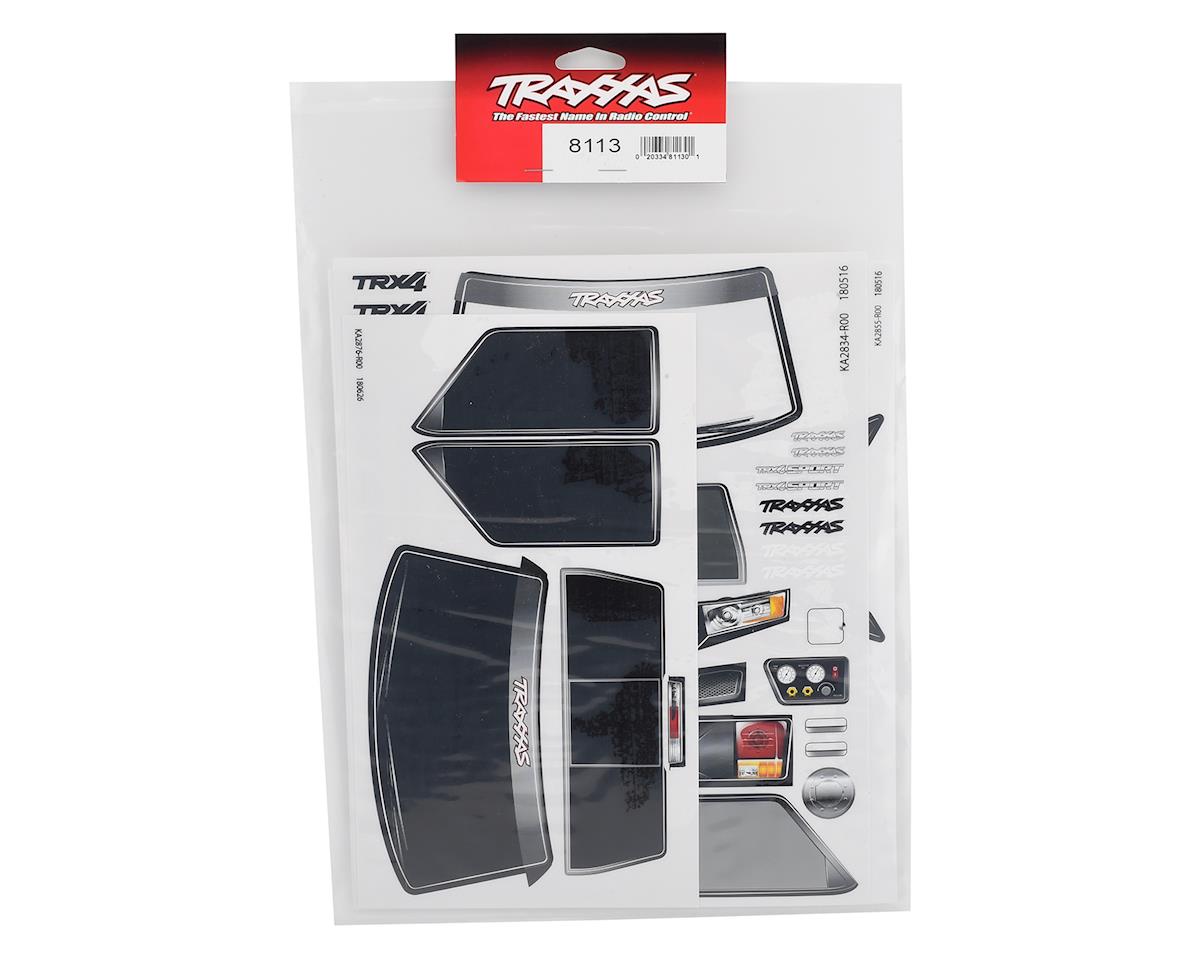 Traxxas TRX-4 Sport Decal Sheet