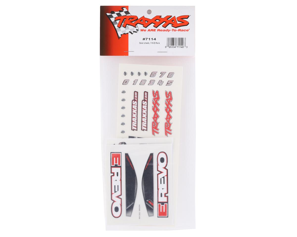 Traxxas 1/16 E-Revo Decal Sheet