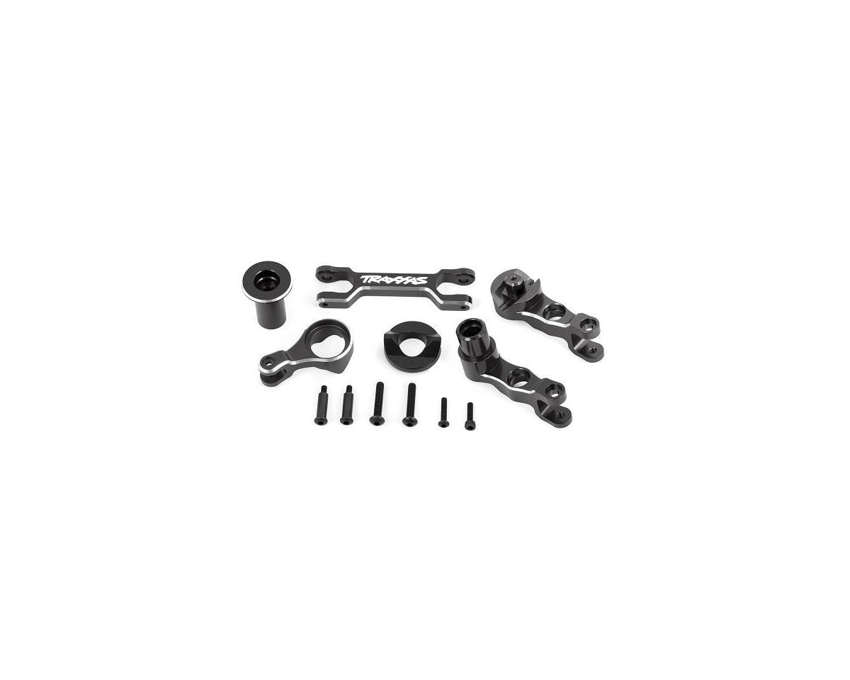 Traxxas X-Maxx® Aluminum Steering Bellcrank Set (Grey)