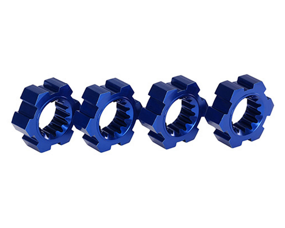 Traxxas X-Maxx/XRT Aluminum Wheel Hex Hub (Blue) (4)