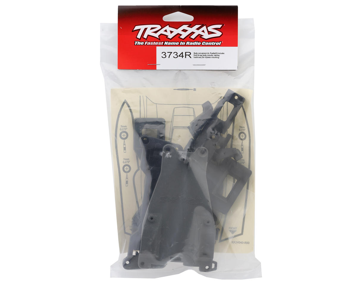 Traxxas Rustler® 2WD Clipless Body Conversion Kit