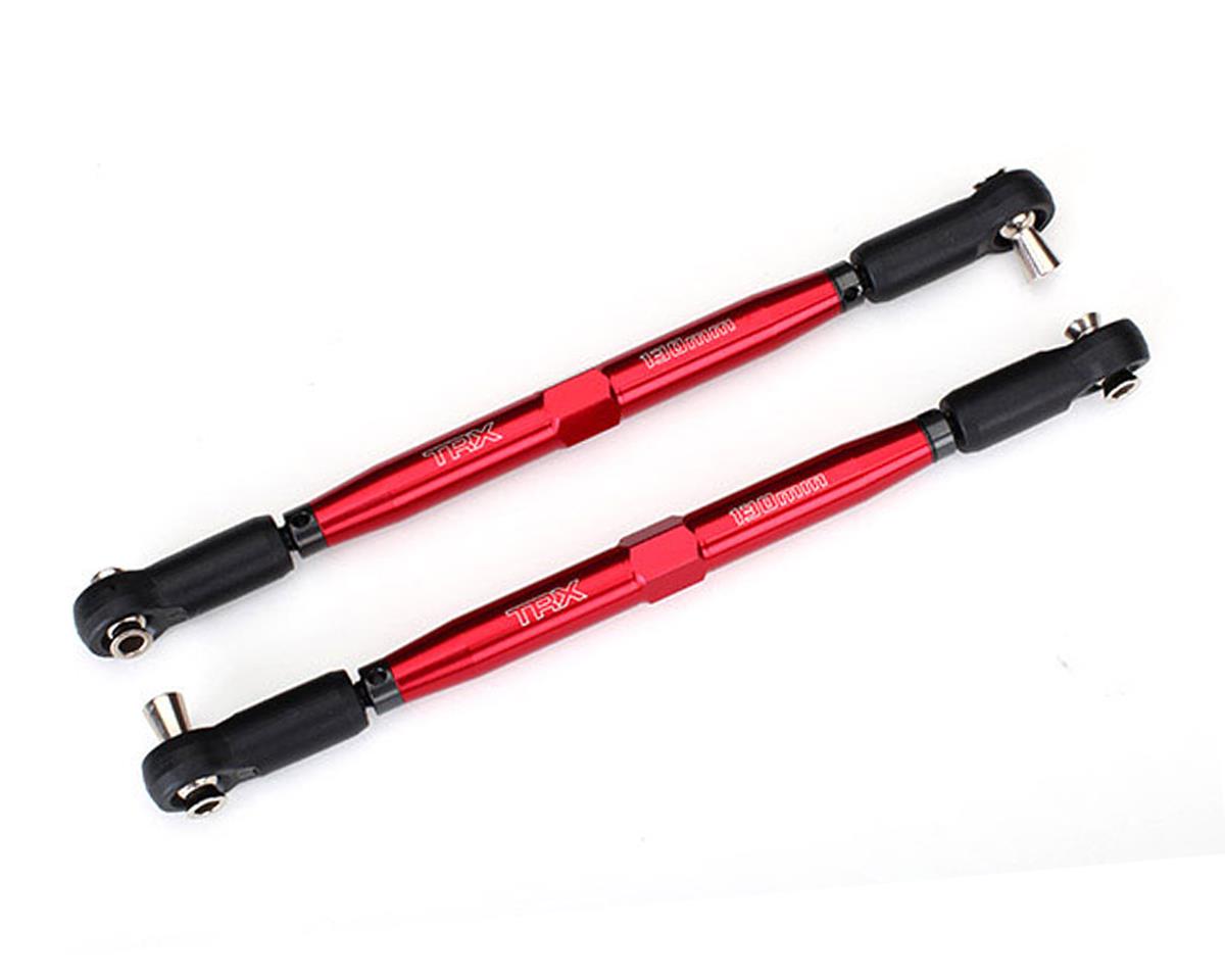Traxxas X-Maxx® Aluminum Toe Links (Red) (2)