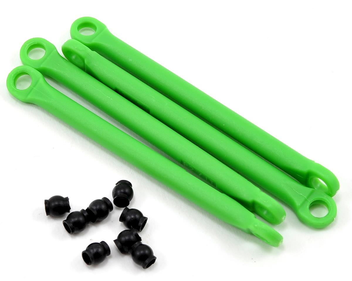 Traxxas Molded Composite Push Rod Set (Green) (4)