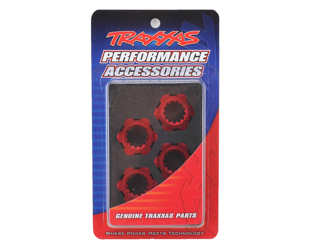 Traxxas X-Maxx/XRT Aluminum Wheel Hex Hub (Red) (4)