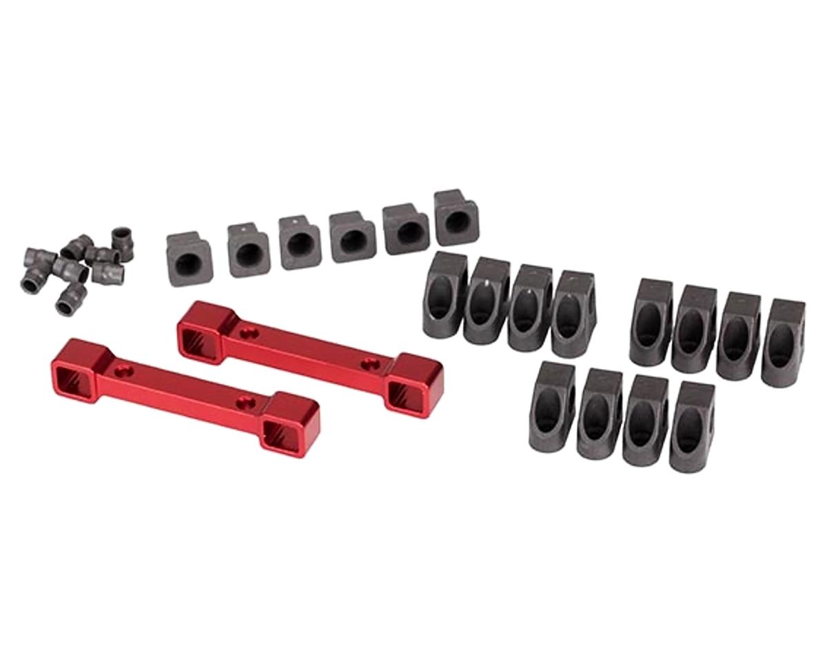 Traxxas 4-Tec 2.0/3.0 Aluminum Suspension Mounts (Red)