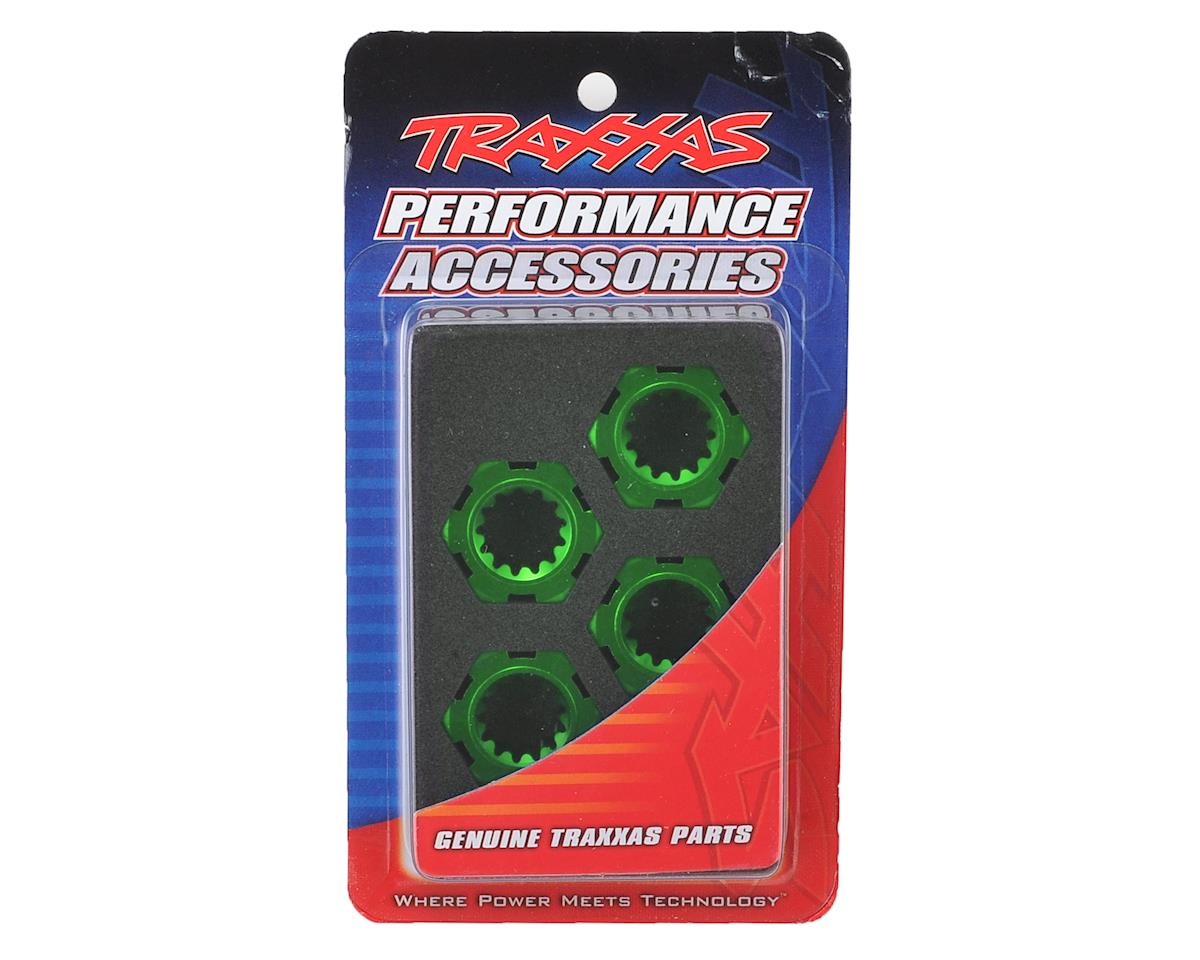 Traxxas X-Maxx/XRT Aluminum Wheel Hex Hub (Green) (4)