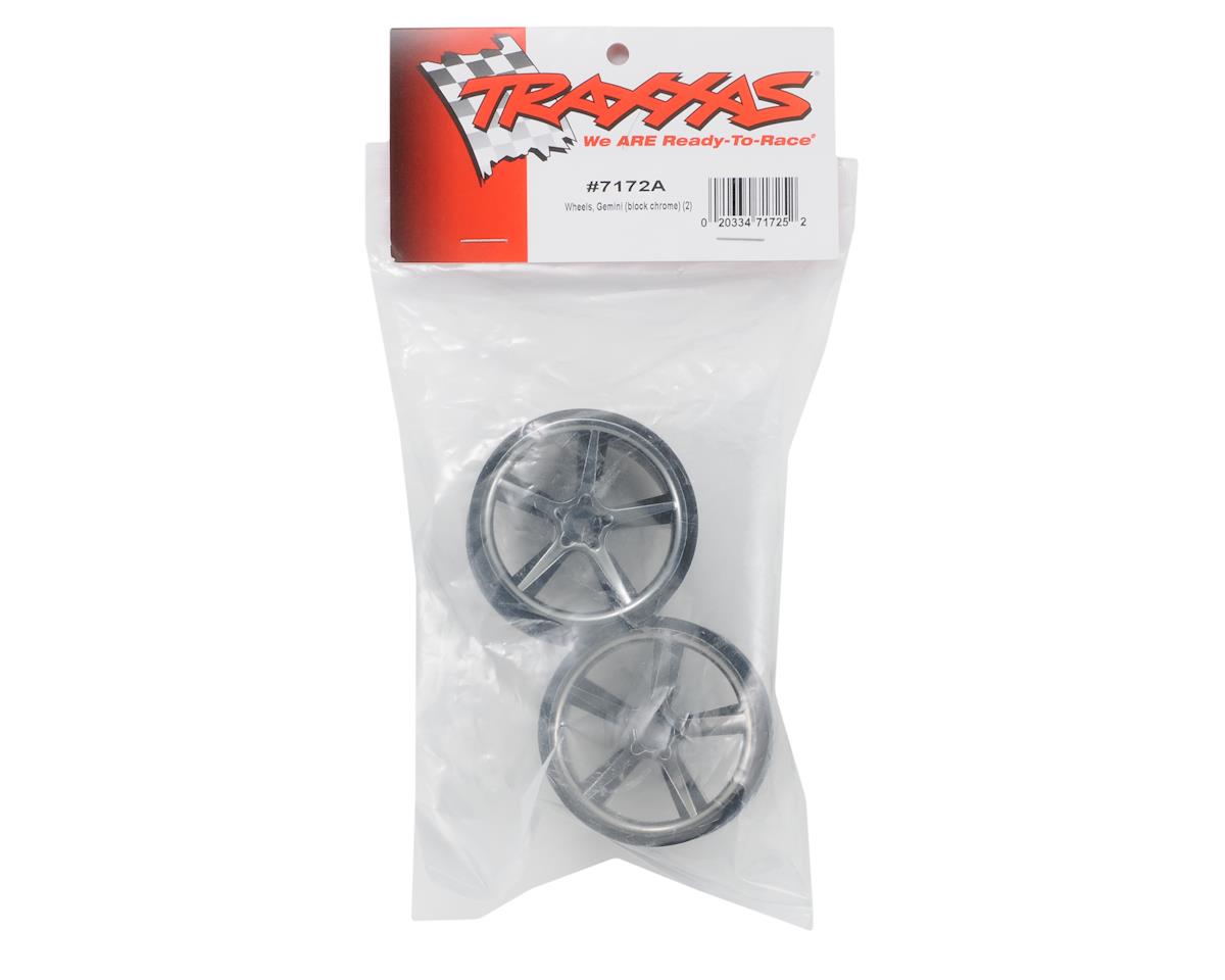Traxxas Gemini Wheel (Black Chrome) (2)