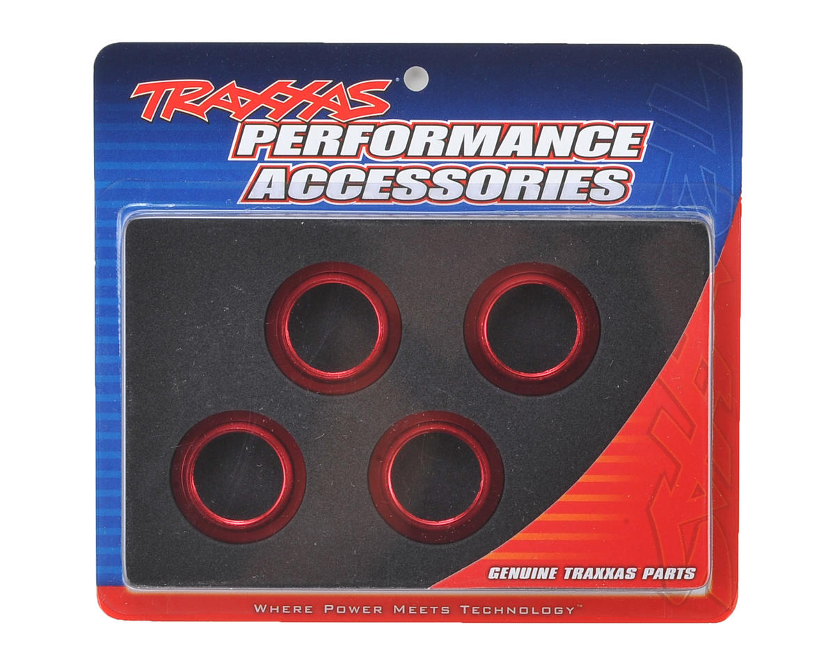 Traxxas X-Maxx/XRT Aluminum GTX Threaded Collar (Red) (4)