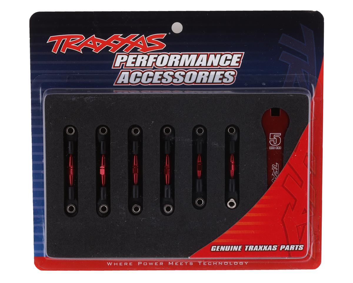 Traxxas 4-Tec 3.0/2.0 VXL Aluminum Turnbuckles (Red)