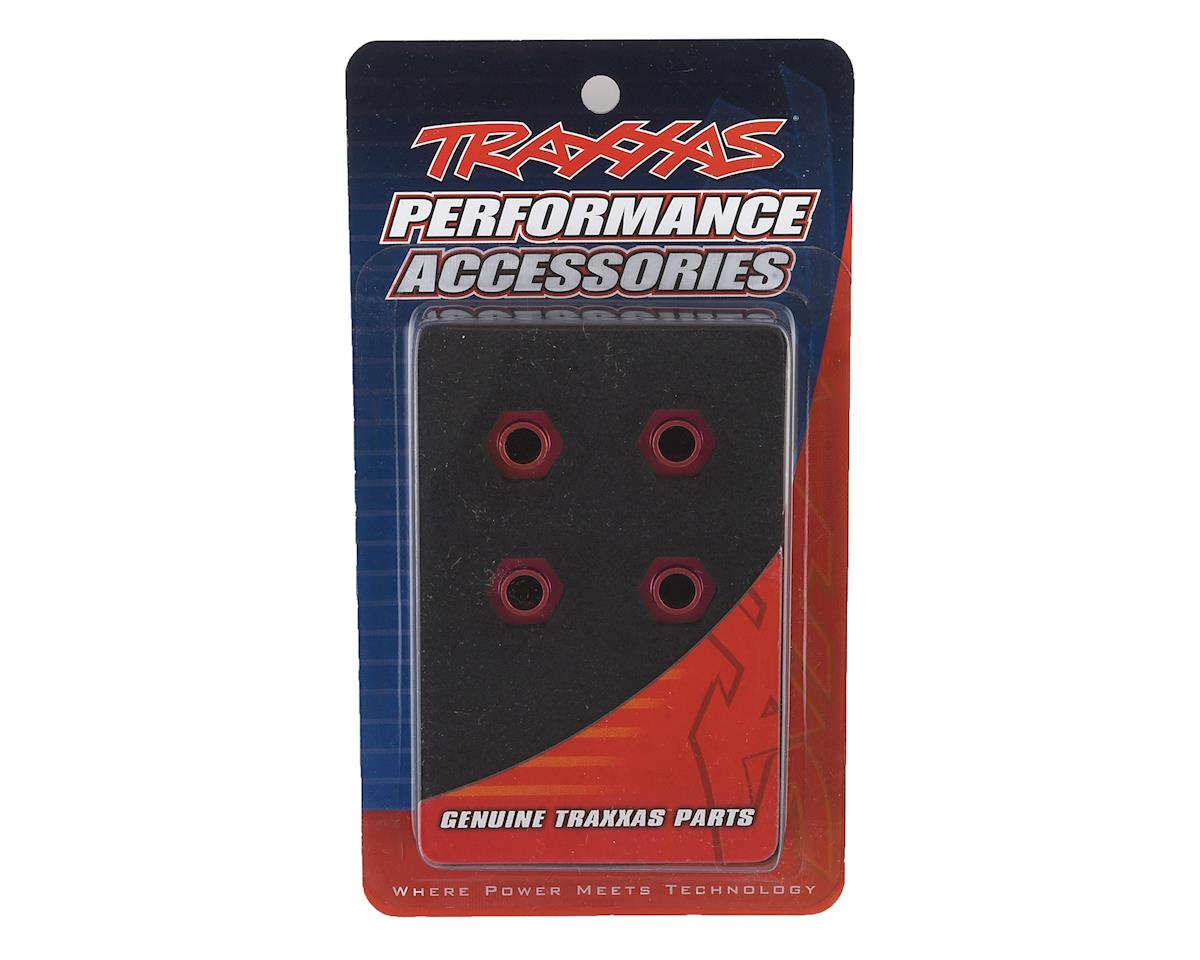 Traxxas TRX-4 12mm Hex Aluminum Wheel Hubs (Red) (4)
