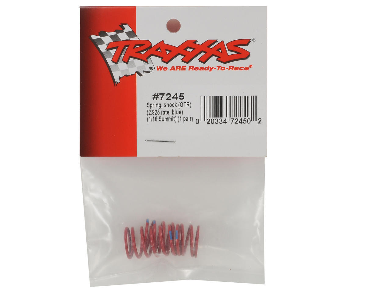 Traxxas GTR Shock Spring (2.925 Rate - Blue) (2)