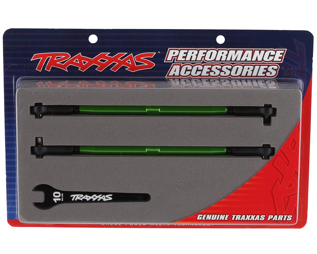 Traxxas X-Maxx WideMaxx Aluminum Front Toe Links (Green) (2)