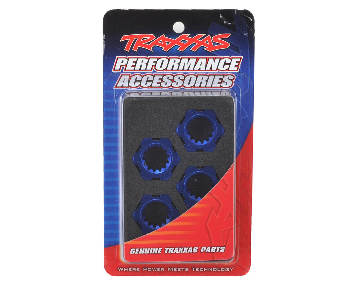 Traxxas X-Maxx/XRT Aluminum Wheel Hex Hub (Blue) (4)