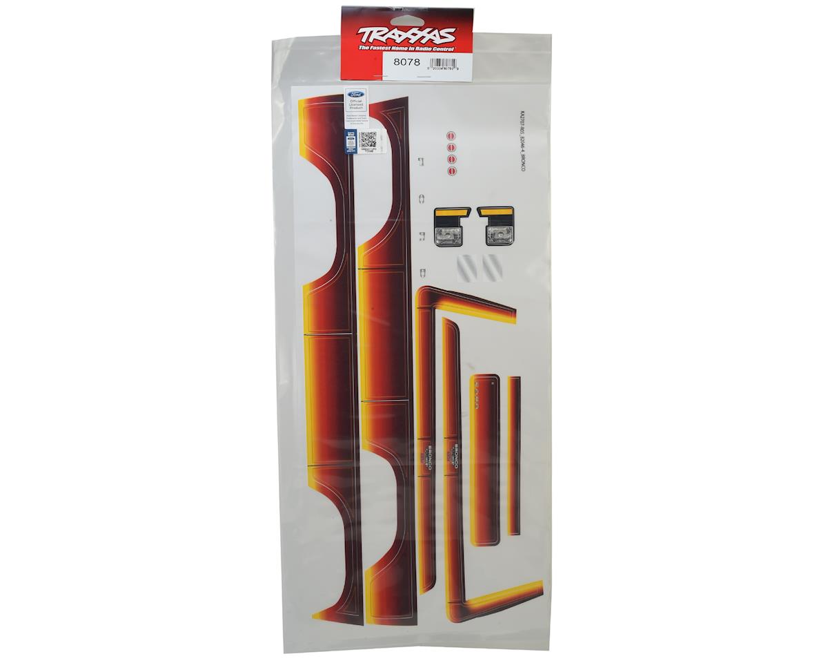 Traxxas TRX-4 Ford Bronco Decal Sheet (Sunset)