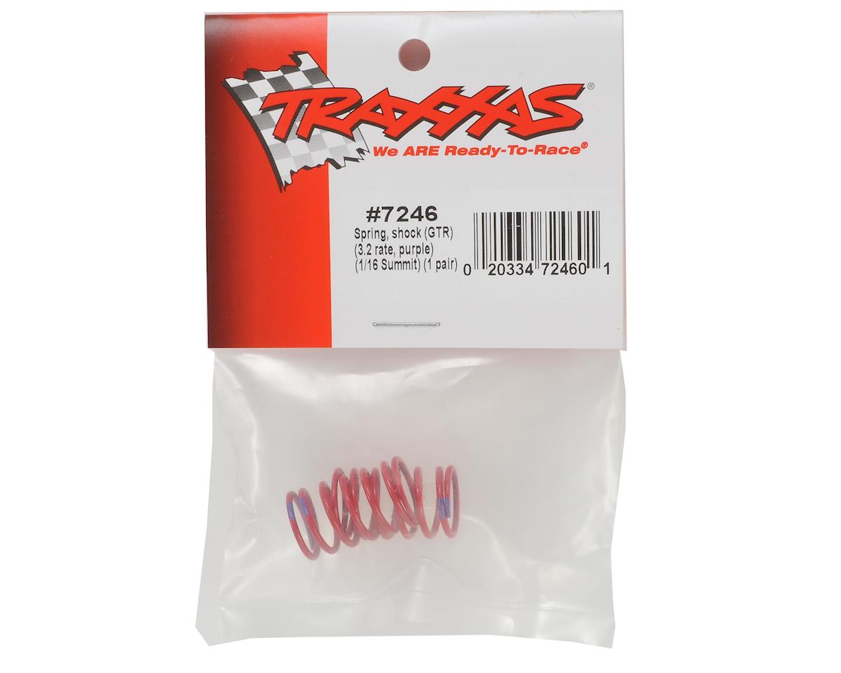 Traxxas GTR Shock Spring Set (3.2 Rate - Purple) (2)