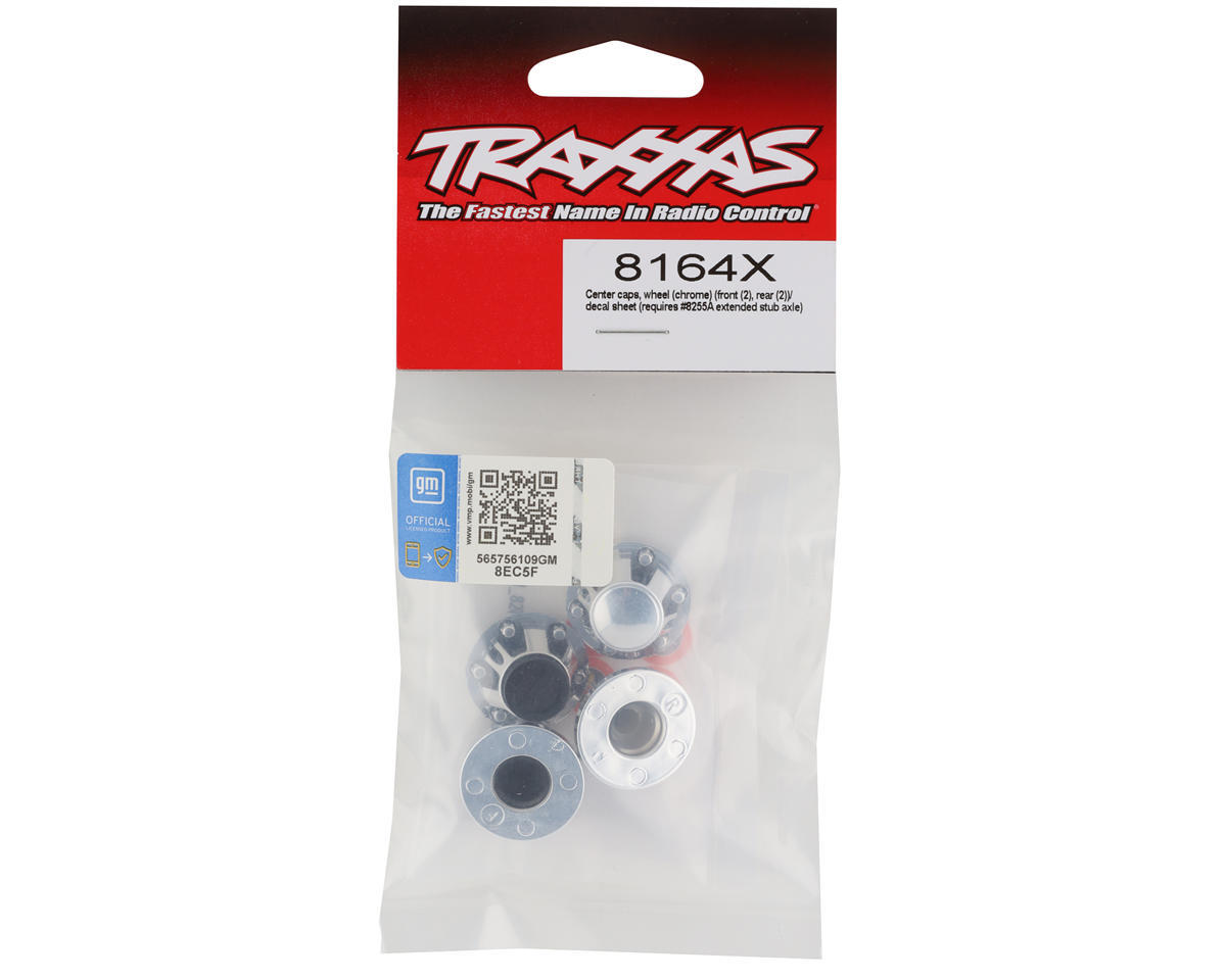 Traxxas Wheel Center Cap (Chrome) (4)