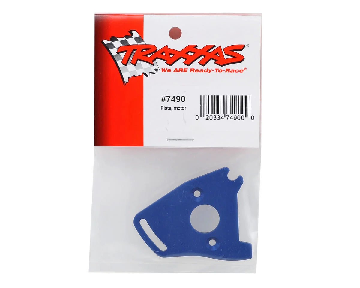 Traxxas Aluminum Motor Plate (Blue)