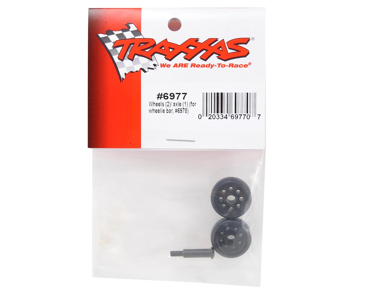 Traxxas Wheelie Bar Wheel & Axle Set