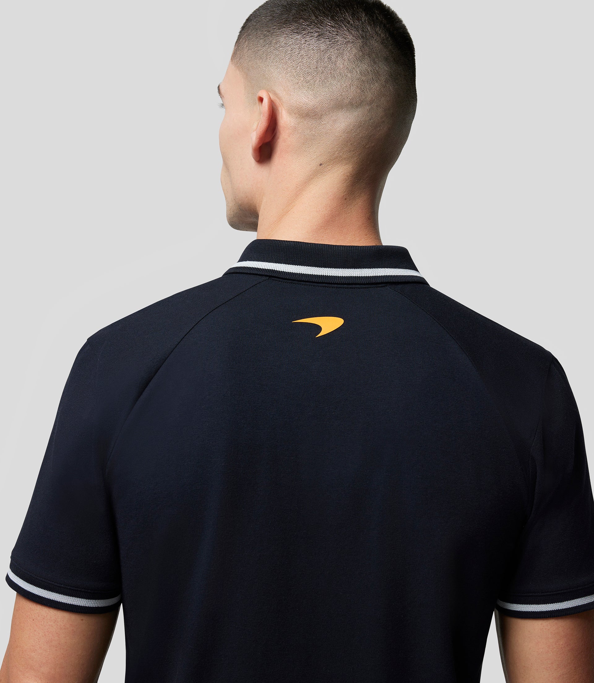 Black McLaren Active Dualbrand Fanwear Polo