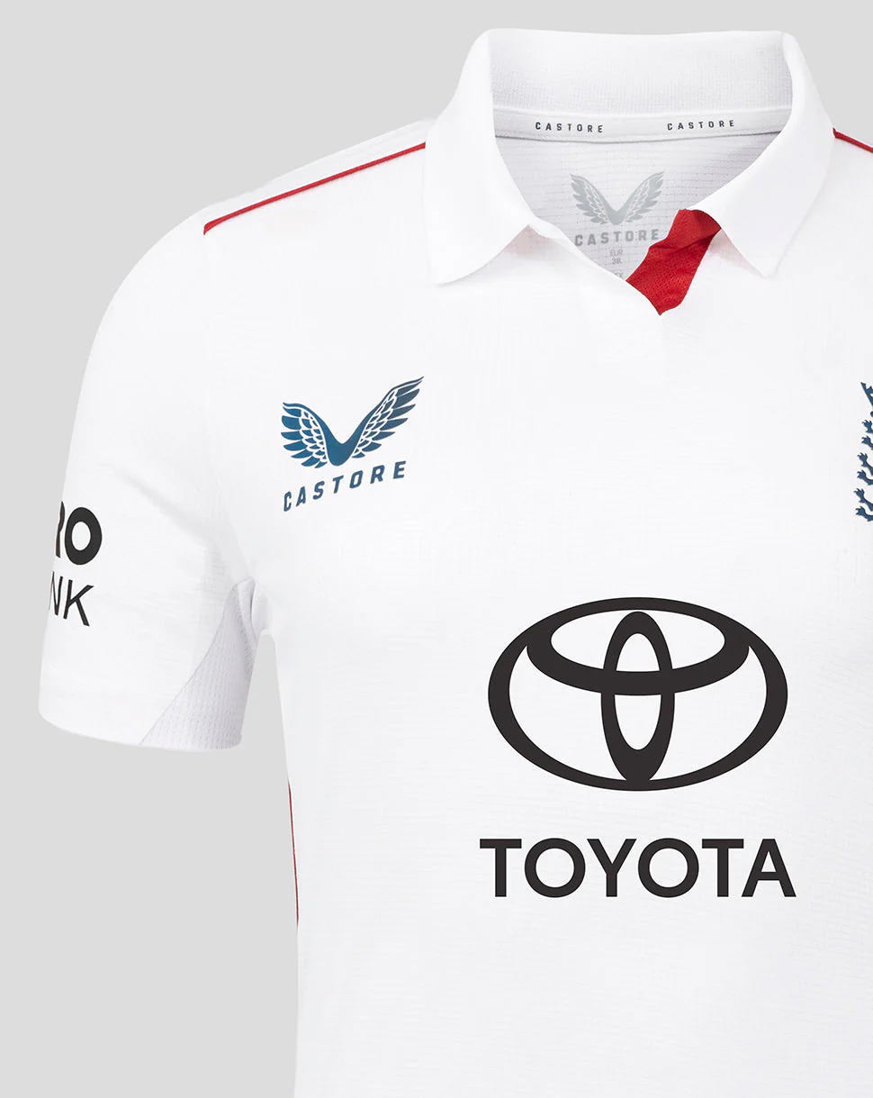 England Cricket Test Women's Replica Short Sleeve Shirt 25/26