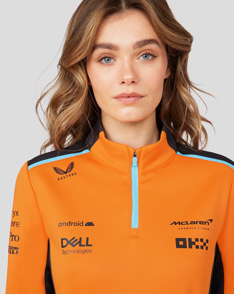 McLAREN WOMEN'S QUARTER ZIP TOP - AUTUMN GLORY