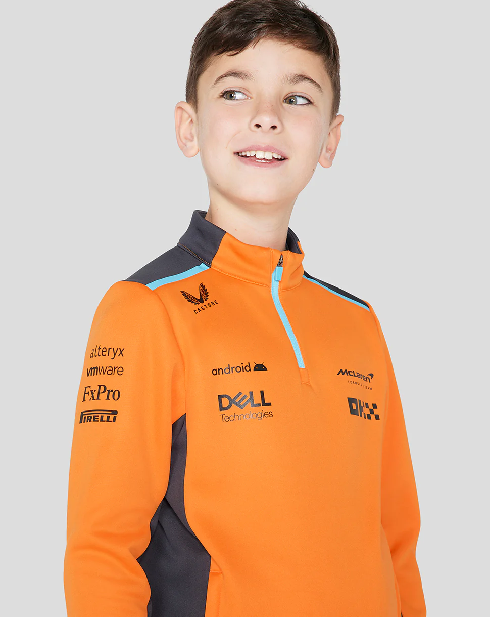 Junior McLaren 1/4 Zip Top - Autumn Glory