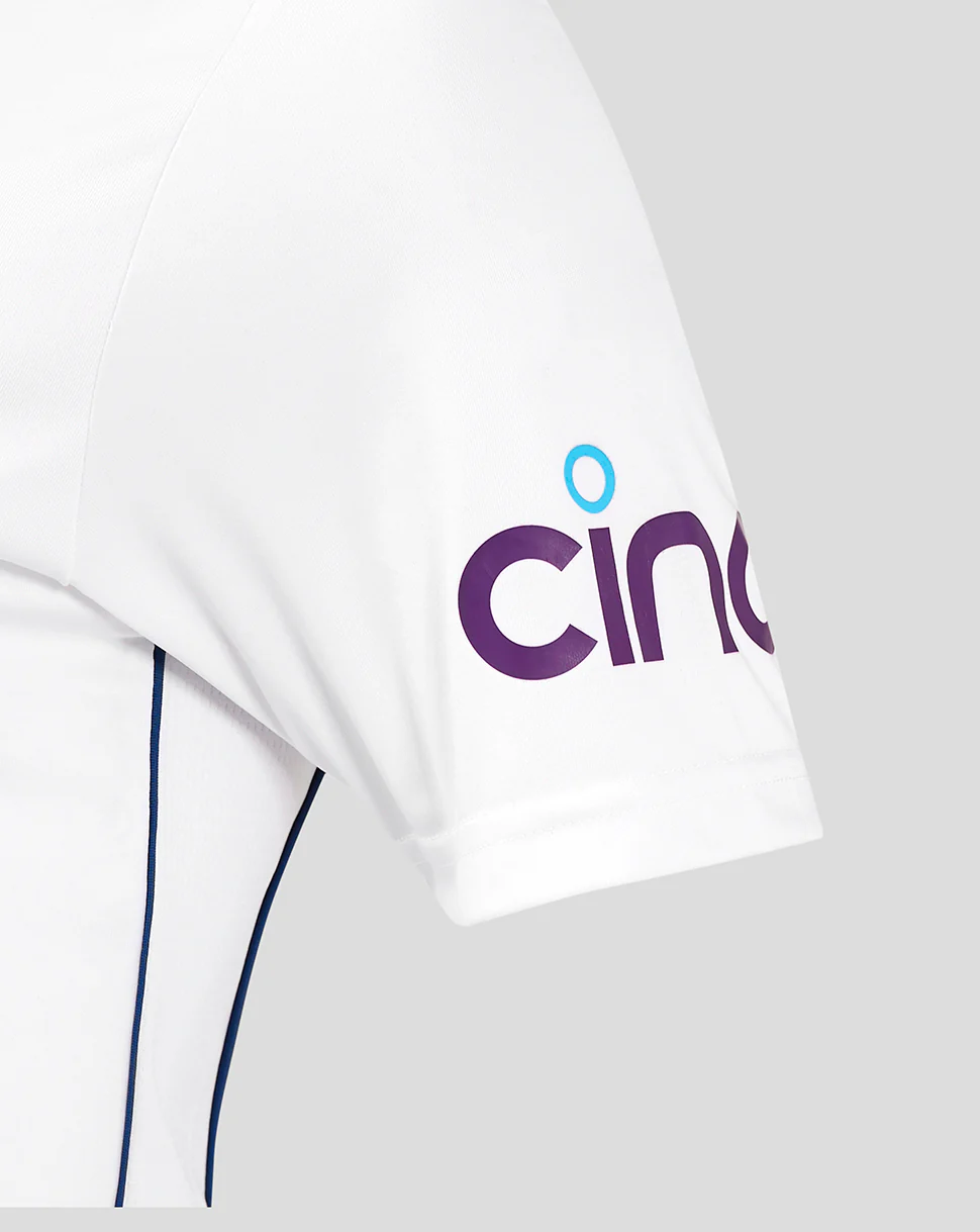 England Cricket 2024 Women's Test Short Sleeve Shirt