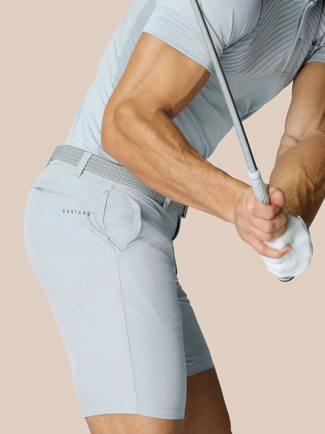 Golf Club Golf Shorts - Mid Grey