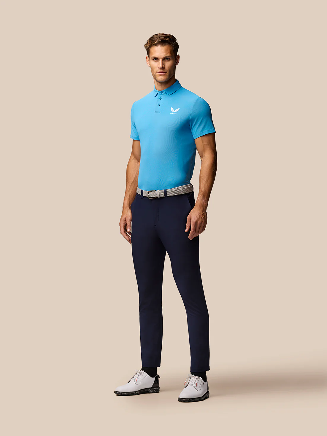 Club Golf Polo - Corn Blue