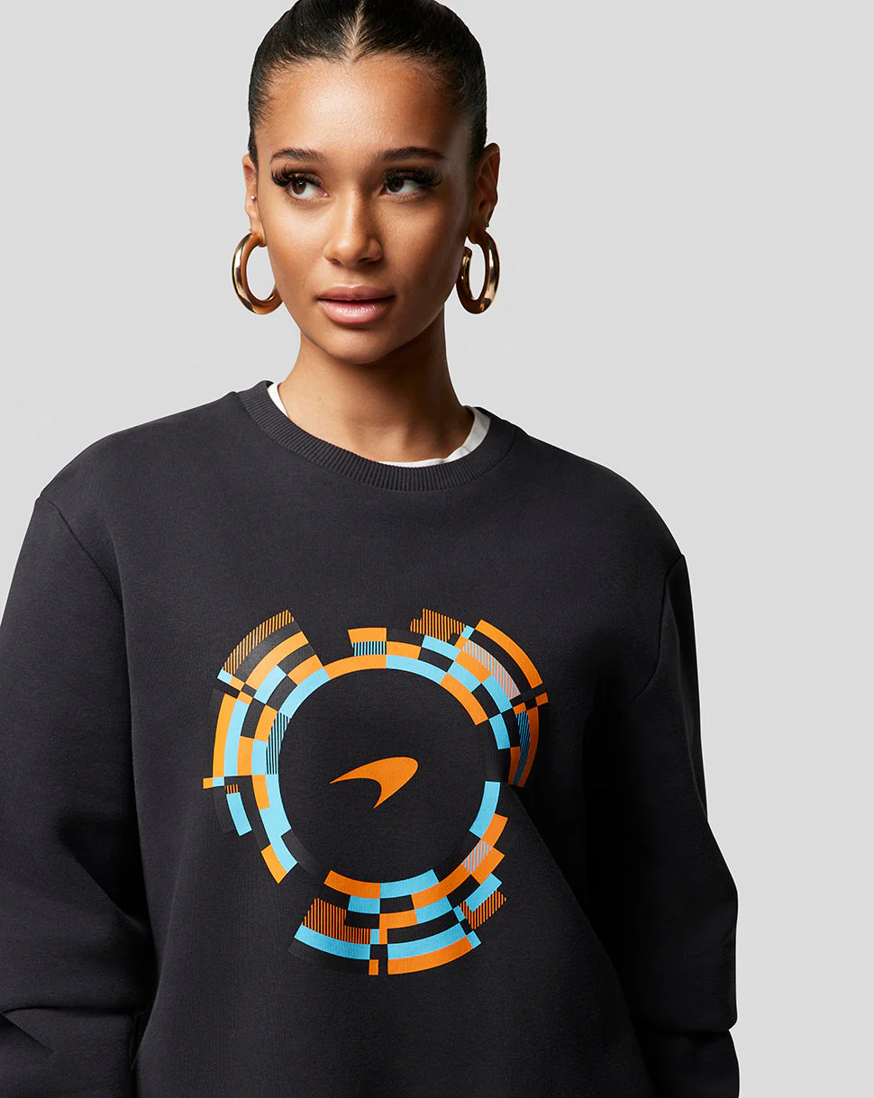 Unisex Black McLaren Dynamic Sweatshirt