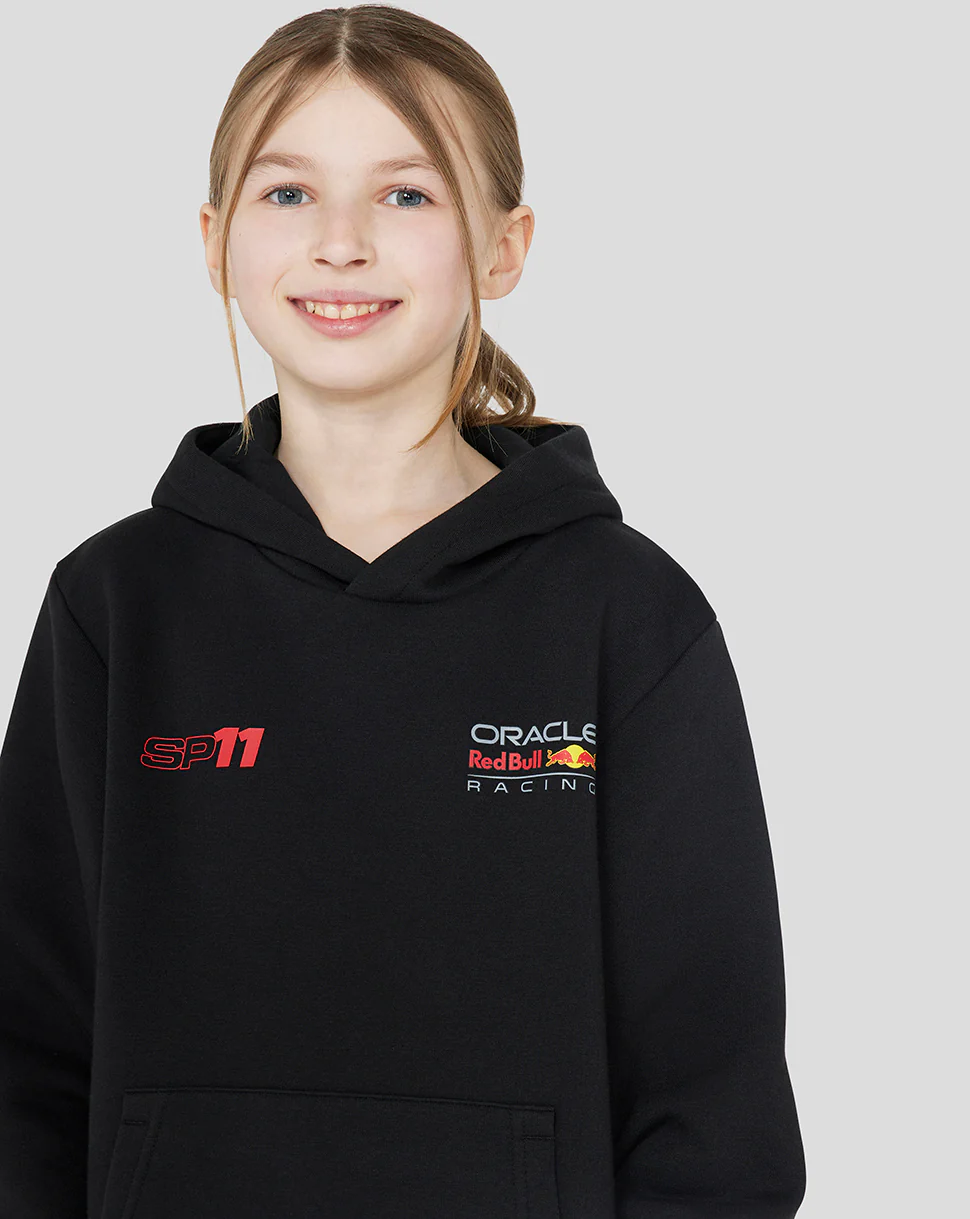 ORACLE RED BULL RACING JUNIOR DRIVER SERGIO CHECO PEREZ HOODIE - BLACK
