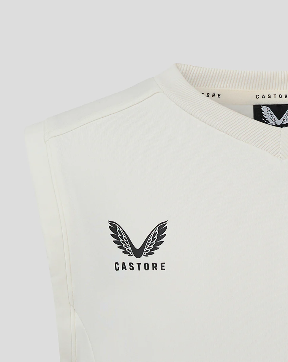 Junior Cricket Vest - Cannoli Cream
