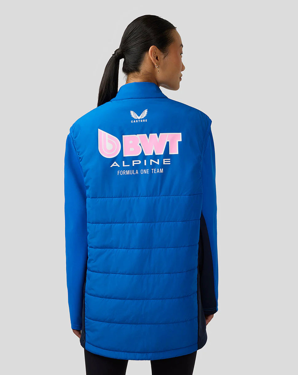 BWT Alpine Formula One Team’s Official Unisex Hybrid Gilet - Lapis Blue