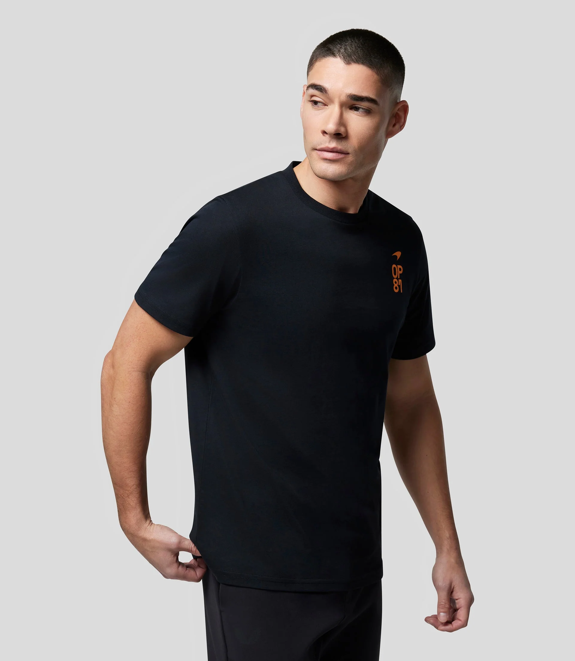 MCLAREN MENS CORE DRIVERS ESSENTIAL T-SHIRT OSCAR PIASTRI