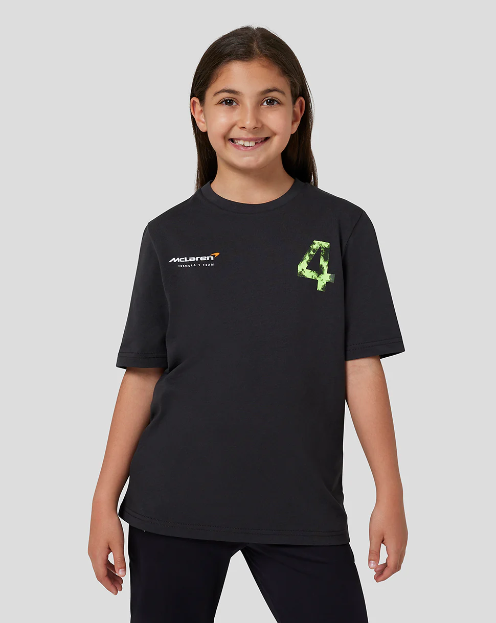 Junior McLaren Norris Silverstone T-Shirt - Phantom