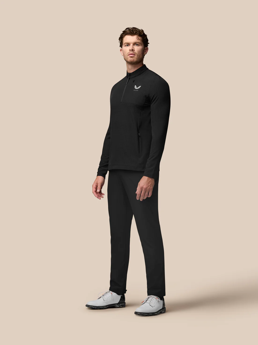Golf 1/2 Zip Top - Black