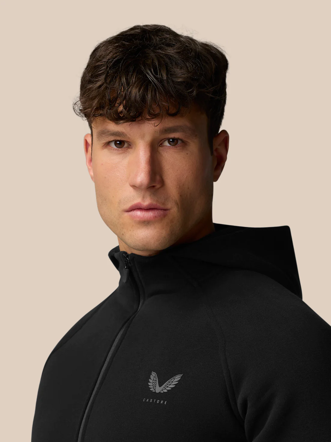 Adapt Fleece Zip-Through Hoodie - Black