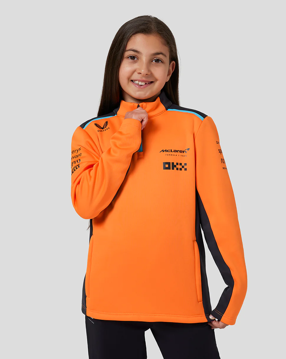 Junior McLaren 1/4 Zip Top - Autumn Glory