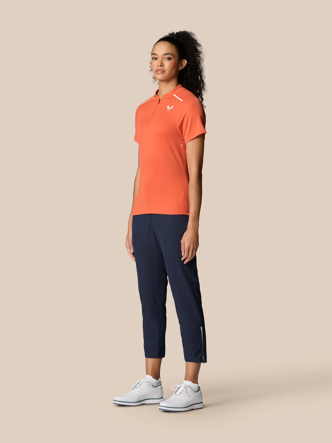 Golf Pinnacle Polo - Deep Coral