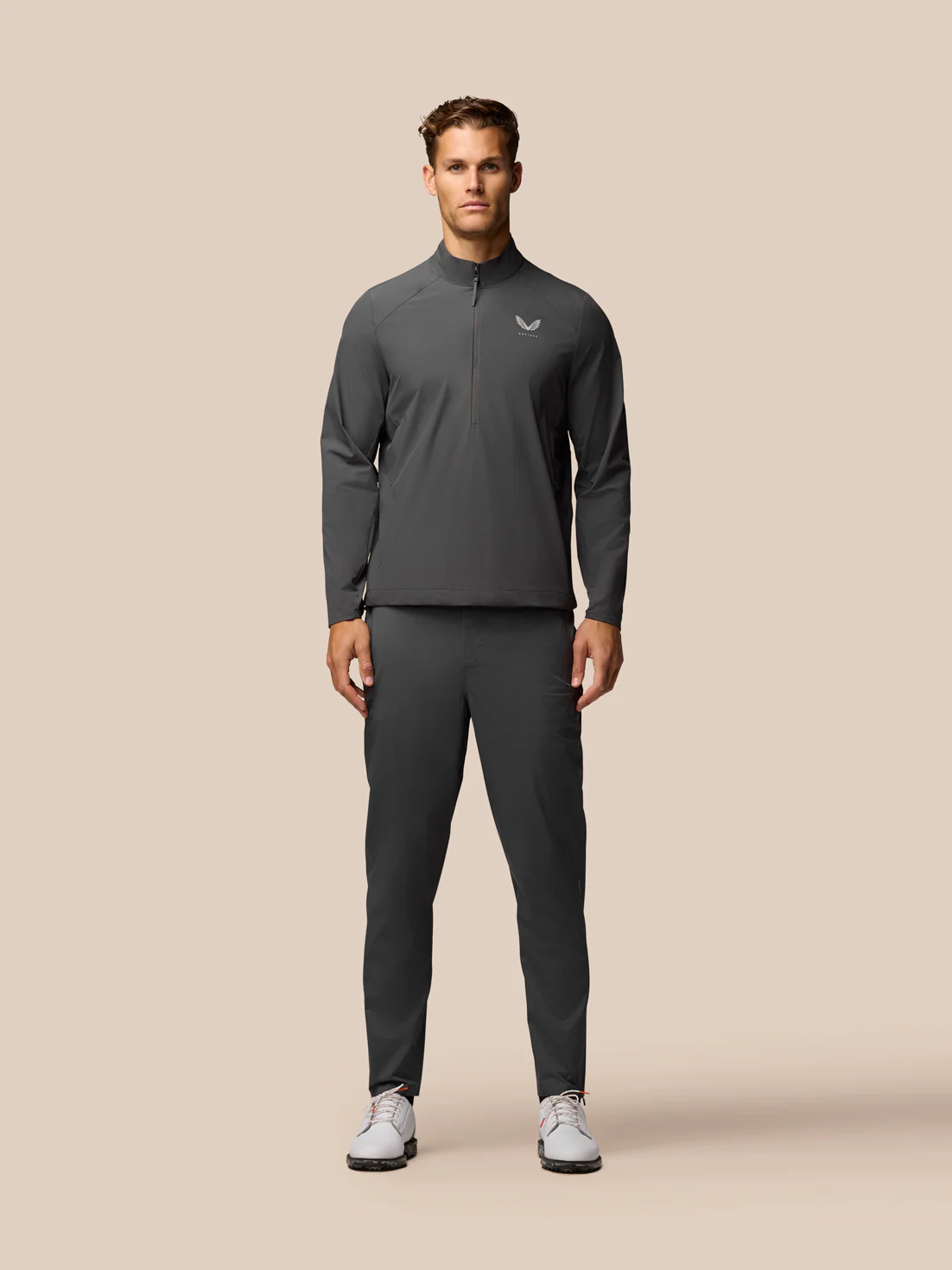 Men’s Golf Lightweight Waterproof Over Trousers – Gunmetal